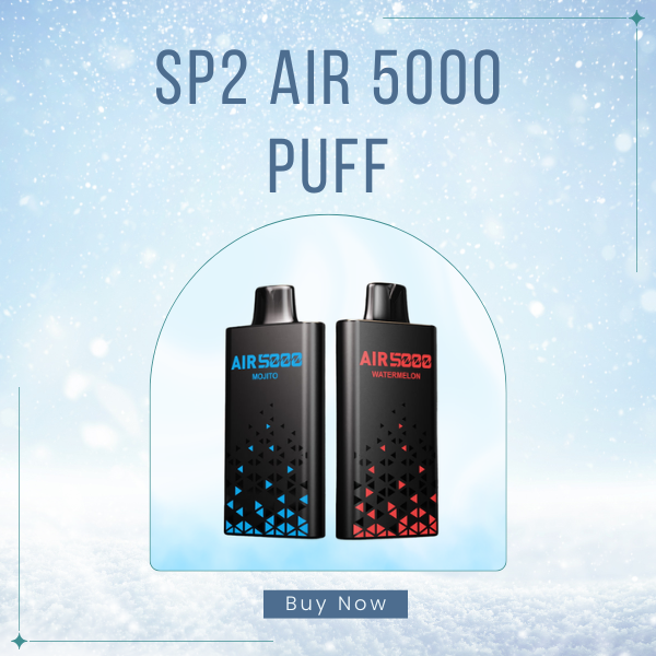 SP2 Air 5000 Puffs Disposable Vape Compact Profile