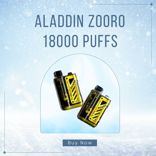 Aladdin Zooro 18000 Puffs Disposable Vape Front HD Screen View