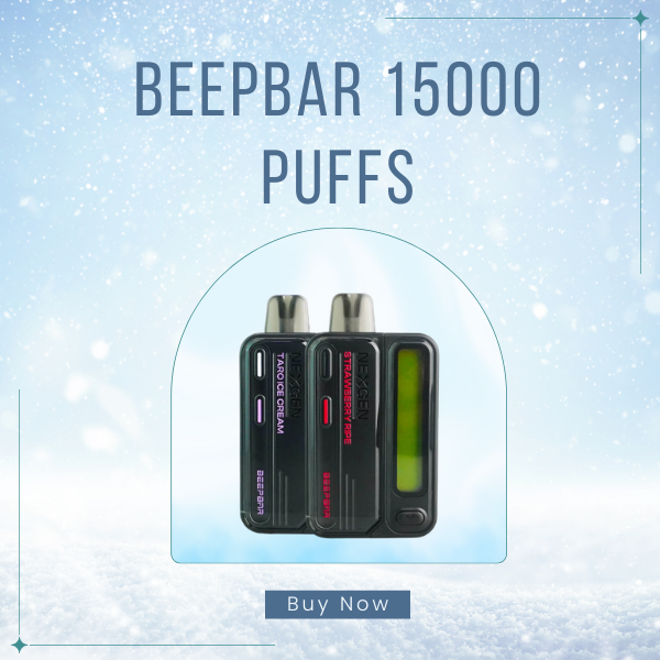 Beepbar 15000 Puffs Disposable Vape Device with Digital Display