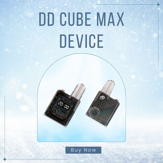 DD Cube Max Device Transparent High Power Vape SG Delivery