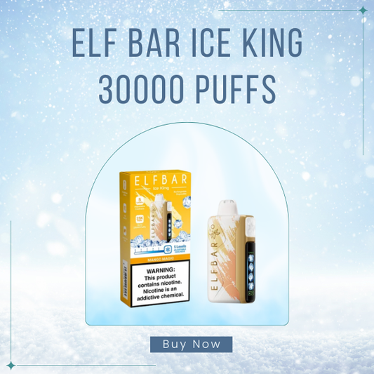 Elf Bar Ice King 30000 Puffs Disposable Vape Front Display Screen