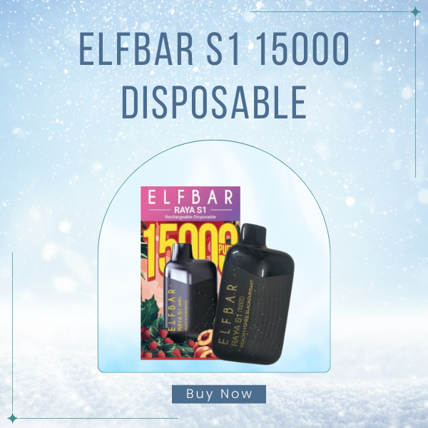 Elfbar Raya S1 15000 Disposable Vape Device - Front View
