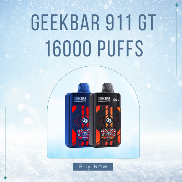 Geekbar 911 GT 16000 Puffs Racing Dashboard Screen View