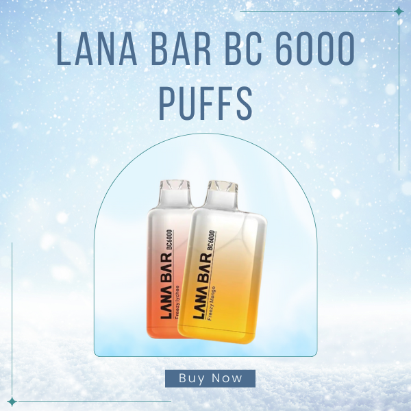 LANA Bar BC 6000 Puffs Disposable Vape Sleek Design