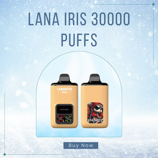 LANA Iris 30000 Puffs Smart Screen Vape Fast SG Delivery View