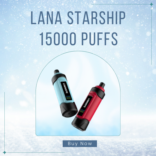 LANA Starship 15000 Puffs Disposable Vape Futuristic Design View