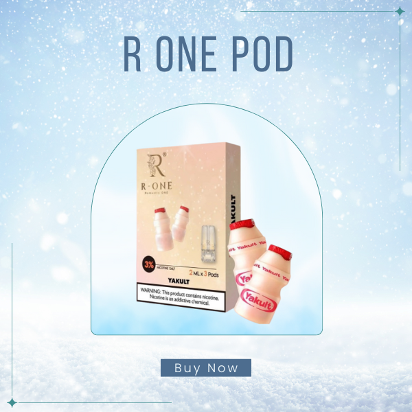 R One Pod Glowing Transparent Vape Refill SG Delivery