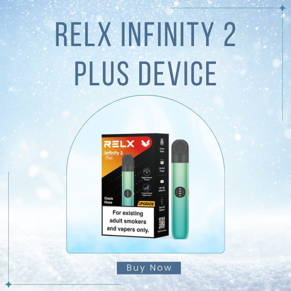 Relx Infinity 2 Plus Device Adjustable Power Modes SG Delivery