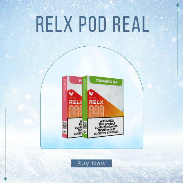 Relx Pod Real Authentic Flavor Variety SG Delivery