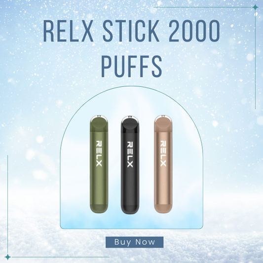 Relx Stick 2000 Puffs Disposable Vape Slim Design