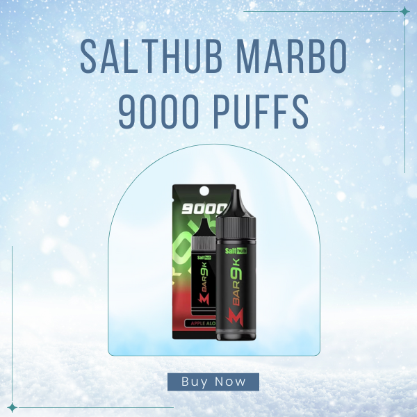 Salthub Marbo 9000 Puffs Disposable Vape with Adjustable Airflow