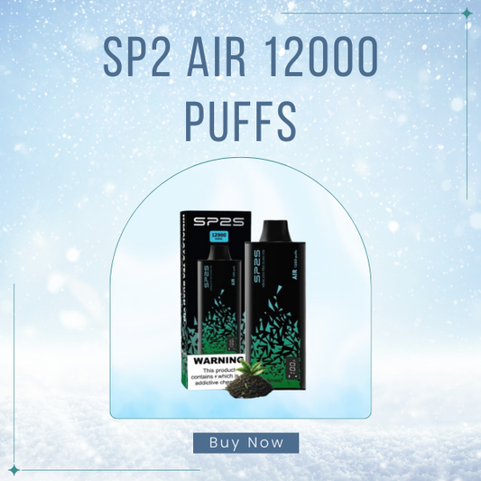 Sp2 Air 12000 Puffs Disposable Vape with Digital LED Monitor