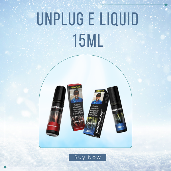 UNPLUG E-Liquid 15ml by ASDF Vapetape Salt Nic for Offgrid Reload