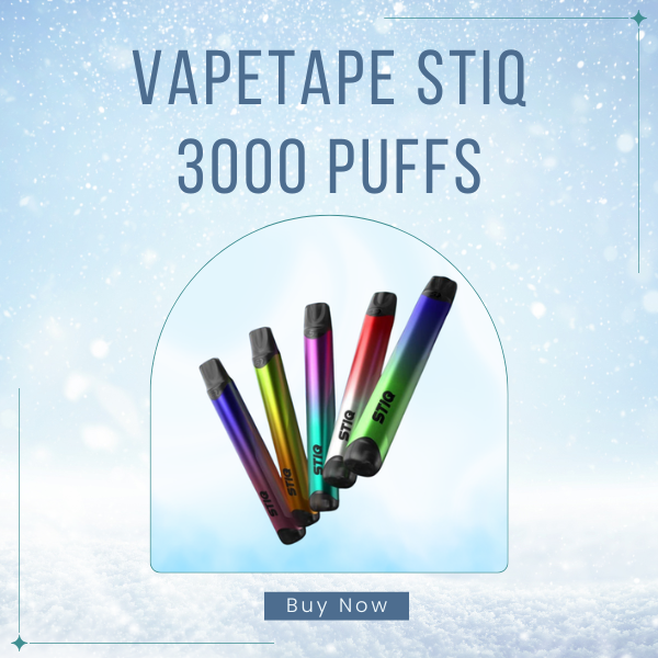 Vapetape STIQ 3000 Puffs Disposable Vape SG Delivery