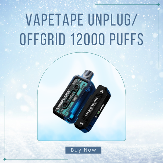 Vapetape Unplug 12000 Puffs Replacement Pod Retro Cassette Style