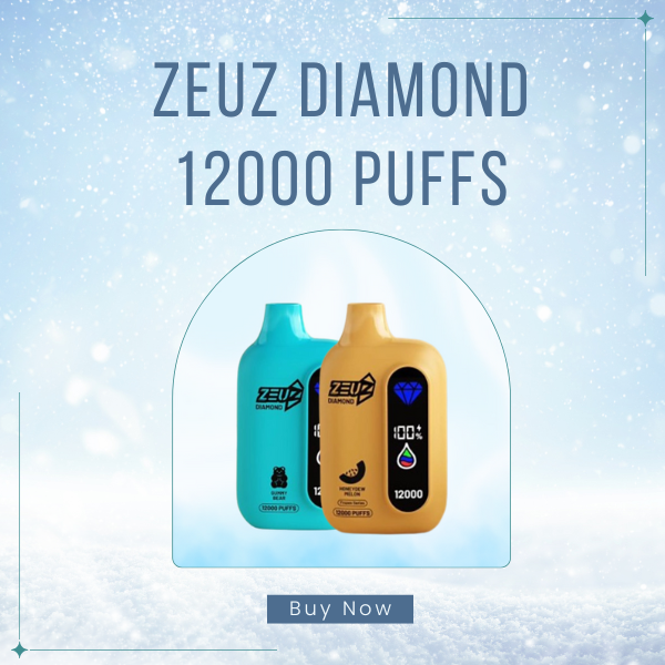 Zeuz Diamond 12000 Puffs Disposable Vape Crystal Design View